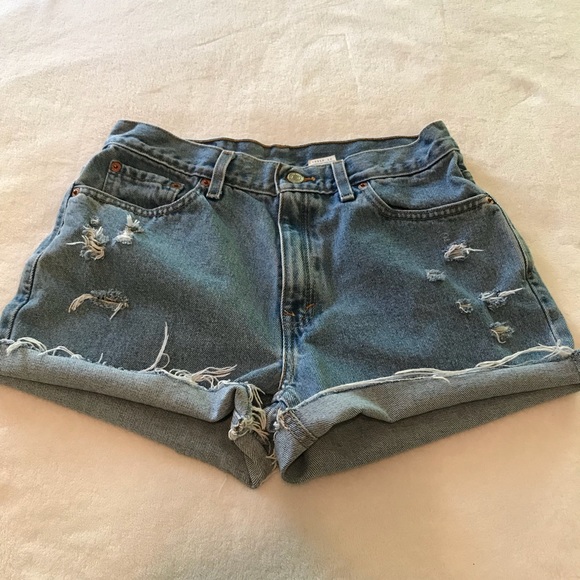 Levi's Pants - Levi’s Vintage Distressed Jean Denim Cutoff Shorts